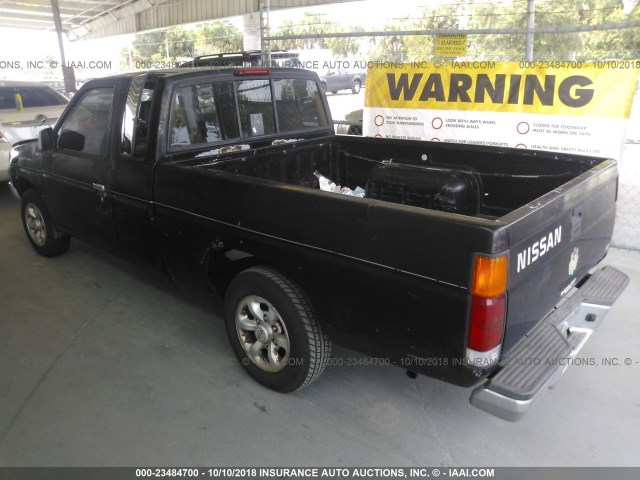 1N6SD16S9TC304360 - 1996 NISSAN TRUCK KING CAB SE/KING CAB XE BLACK photo 3