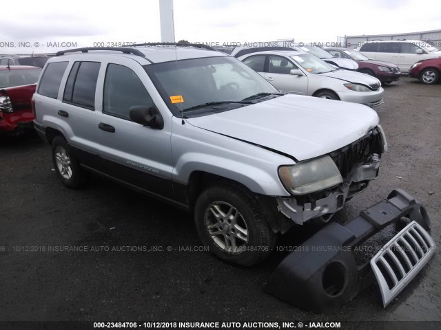 1J4GW48S44C241343 - 2004 JEEP GRAND CHEROKEE LAREDO/COLUMBIA/FREEDOM SILVER photo 1