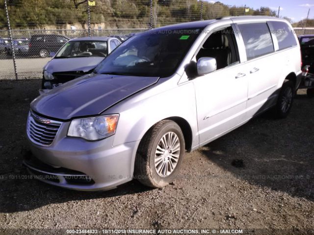 2C4RC1CG1DR623927 - 2013 CHRYSLER TOWN & COUNTRY TOURING L SILVER photo 2