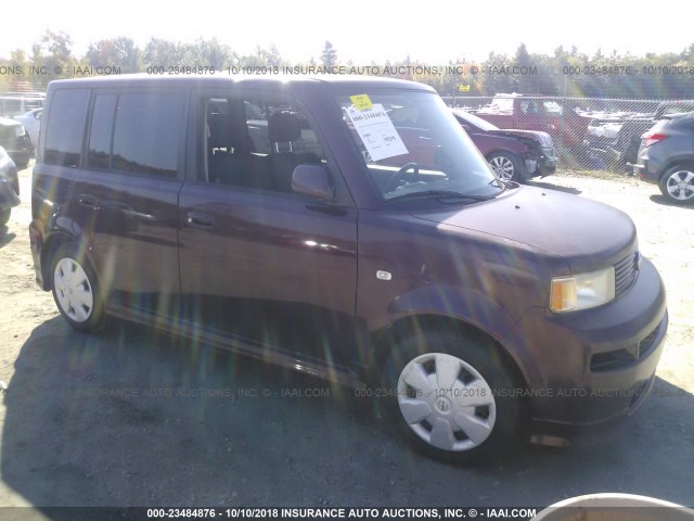 JTLKT334X64042696 - 2006 TOYOTA SCION XB Бордовый фото 1