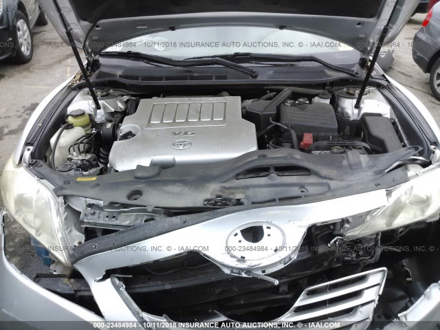 4T1BK46K57U037126 - 2007 TOYOTA CAMRY NEW GENERAT LE/XLE/SE SILVER photo 10