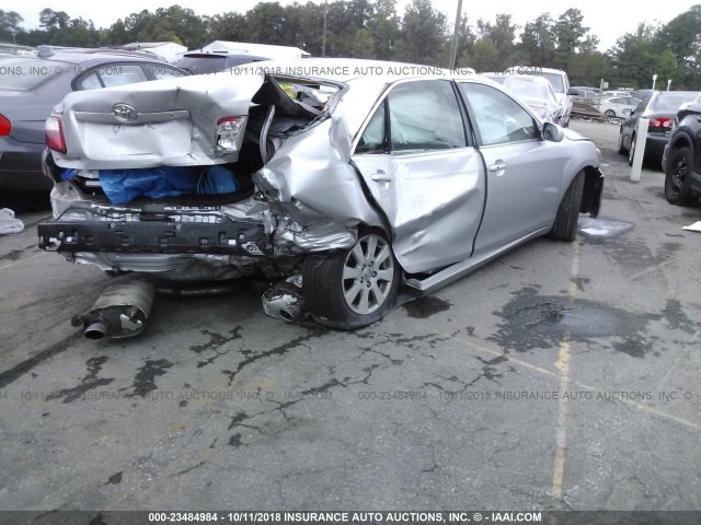 4T1BK46K57U037126 - 2007 TOYOTA CAMRY NEW GENERAT LE/XLE/SE SILVER photo 4