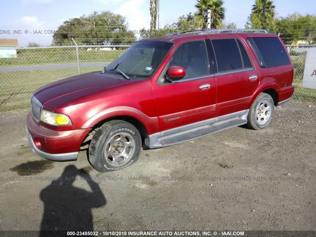 5LMEU27R22LJ18023 - 2002 LINCOLN NAVIGATOR 红色 照片 2