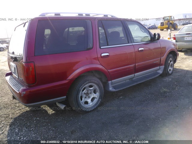 5LMEU27R22LJ18023 - 2002 LINCOLN NAVIGATOR 红色 照片 4
