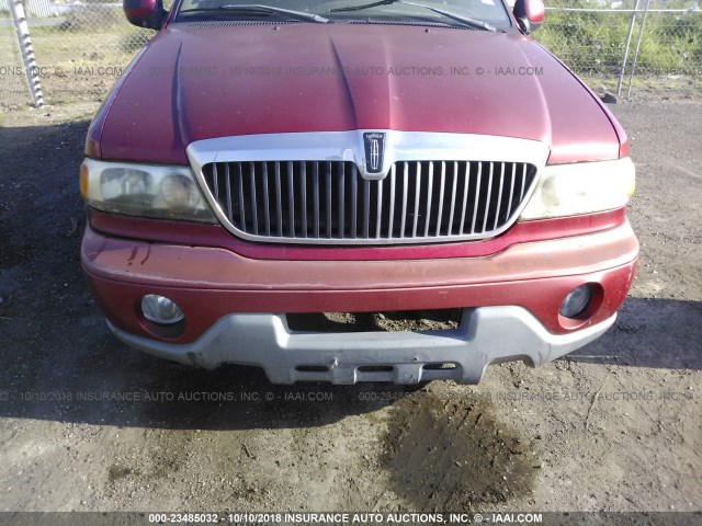 5LMEU27R22LJ18023 - 2002 LINCOLN NAVIGATOR 红色 照片 6
