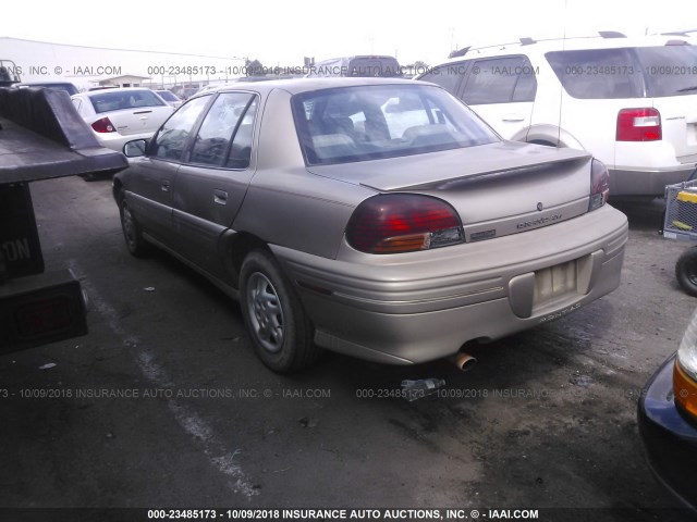 1G2NE52TXVC737521 - 1997 PONTIAC GRAND AM SE GOLD photo 3