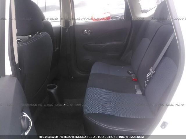 3N1CE2CPXFL404330 - 2015 NISSAN VERSA NOTE S/S PLUS/SV/SL/SR WHITE photo 8