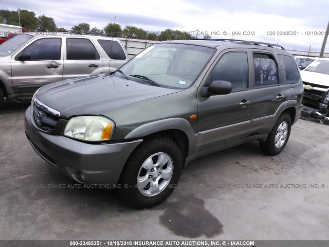4F2YU09122KM62392 - 2002 MAZDA TRIBUTE LX/ES 绿色 照片 2