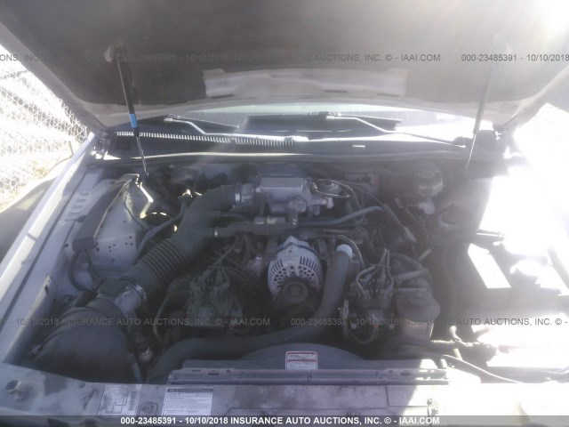 1FALP62WXVH169843 - 1997 FORD THUNDERBIRD LX SILVER photo 10