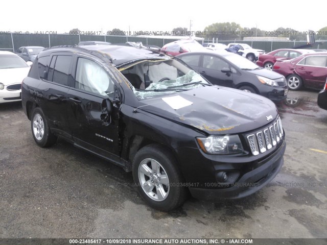 1C4NJCEB3GD664679 - 2016 JEEP COMPASS LATITUDE შავი ფოტო 1