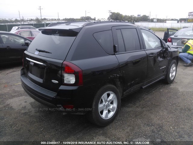 1C4NJCEB3GD664679 - 2016 JEEP COMPASS LATITUDE შავი ფოტო 4