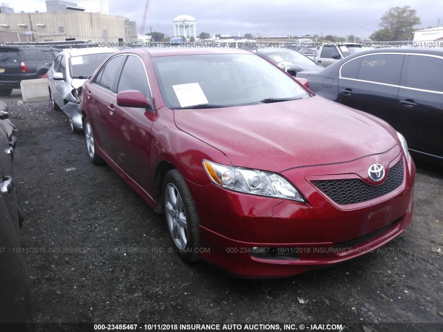 4T1BE46K47U101308 - 2007 TOYOTA CAMRY NEW GENERAT CE/LE/XLE/SE RED photo 1