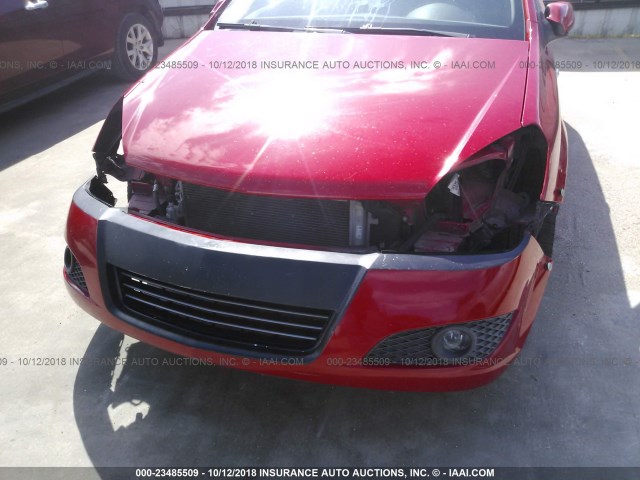 W08AT271885114485 - 2008 SATURN ASTRA XR RED photo 6