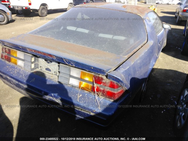 1G1FP23T6LL100347 - 1990 CHEVROLET CAMARO RS BLUE photo 4