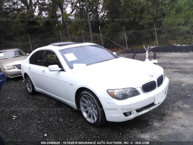 WBAHL835X8DT12280 - 2008 BMW 750 I WHITE photo 1