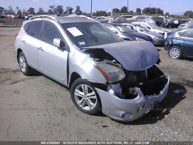 JN8AS5MT3CW605121 - 2012 NISSAN ROGUE S/SV SILVER photo 1