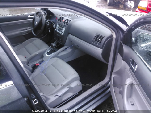 3VWEF81K97M080485 - 2007 VOLKSWAGEN JETTA WOLFSBURG 灰色 照片 5