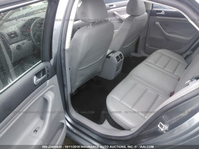 3VWEF81K97M080485 - 2007 VOLKSWAGEN JETTA WOLFSBURG 灰色 照片 8