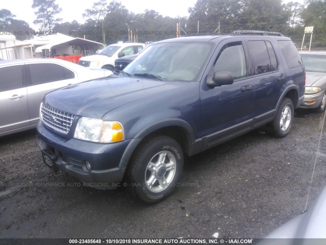 1FMZU73K23UA34810 - 2003 FORD EXPLORER XLT/XLT SPORT/NBX 蓝色 照片 2