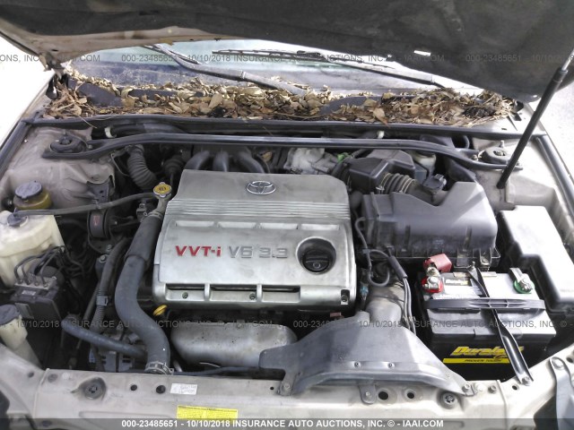 4T1CA38P54U023281 - 2004 TOYOTA CAMRY SOLARA SE/SLE Qızıl foto 10