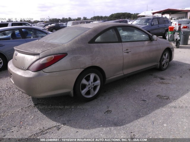 4T1CA38P54U023281 - 2004 TOYOTA CAMRY SOLARA SE/SLE Qızıl foto 4