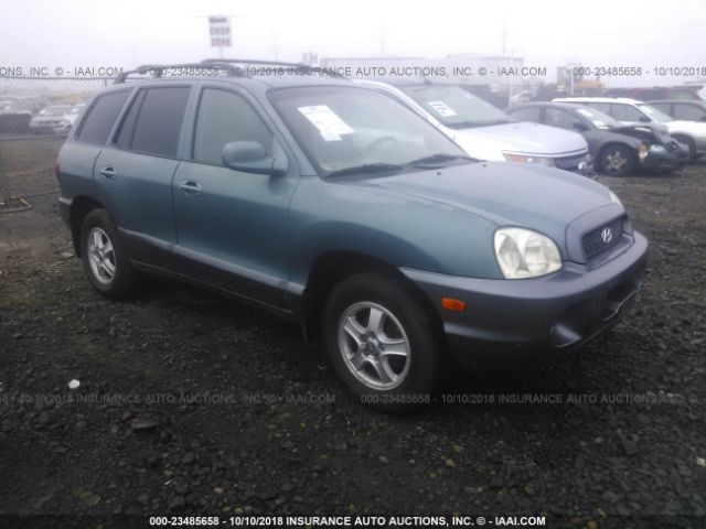 KM8SB12B23U378224 - 2003 HYUNDAI SANTA FE GL GREEN photo 1