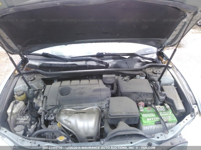4T1BF3EK1AU576642 - 2010 TOYOTA CAMRY SE/LE/XLE 绿色 照片 10