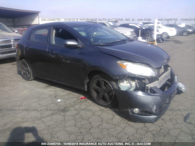 2T1LE4EE9AC015274 - 2010 TOYOTA COROLLA MATRIX S GRAY photo 1