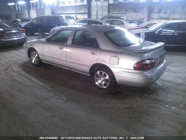 1YVGF22C415251425 - 2001 MAZDA 626 ES/LX GRAY photo 3