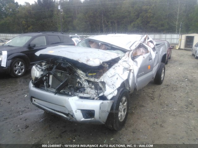 5TFJU4GN9FX075149 - 2015 TOYOTA TACOMA DOUBLE CAB PRERUNNER GRAY photo 6