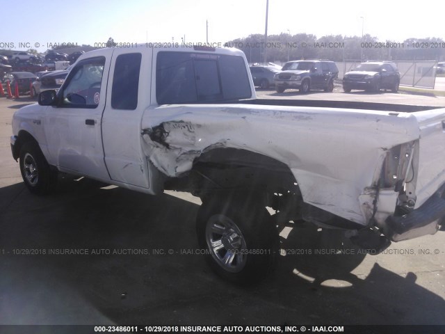 1FTYR44U35PA00960 - 2005 FORD RANGER SUPER CAB WHITE photo 6