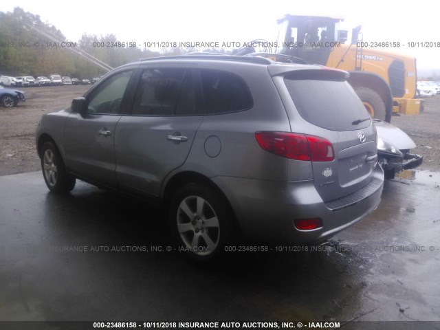 5NMSH13E37H031431 - 2007 HYUNDAI SANTA FE SE/LIMITED SILVER photo 3