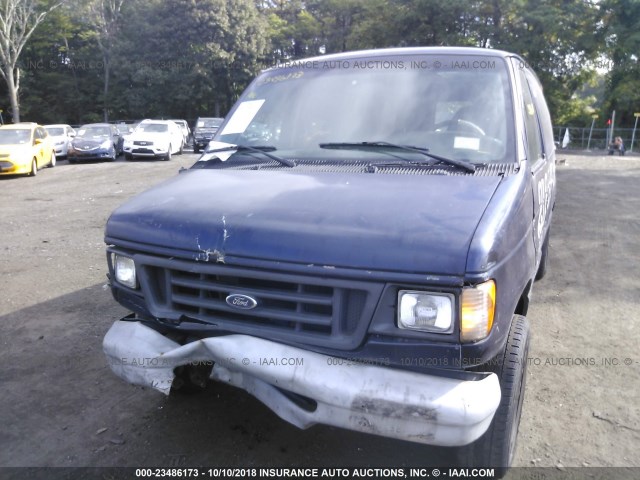 1FTSS34L83HB56978 - 2003 FORD ECONOLINE E350 SUPER DUTY VAN Dark Blue photo 6