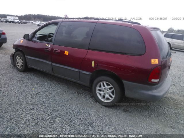 1B4GP54G7XB612304 - 1999 DODGE GRAND CARAVAN LE RED photo 3