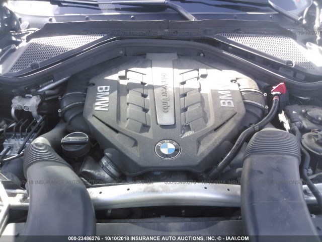 5UXZV8C53CL424725 - 2012 BMW X5 XDRIVE50I BLACK photo 10