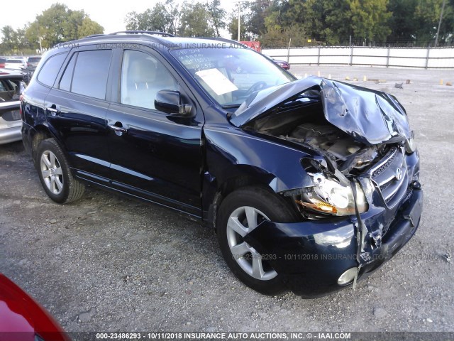 5NMSH13E67H060535 - 2007 HYUNDAI SANTA FE SE/LIMITED BLACK photo 1