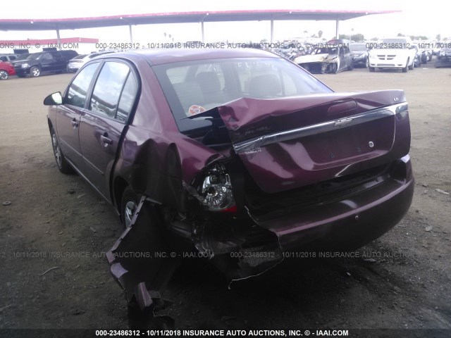 1G1ZS58F47F234777 - 2007 CHEVROLET MALIBU LS წითელი ფოტო 6