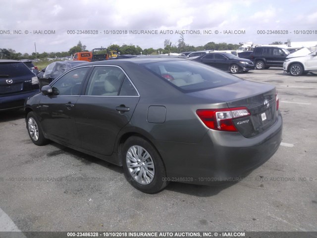 4T1BF1FK5CU616422 - 2012 TOYOTA CAMRY SE/LE/XLE 绿色 照片 3