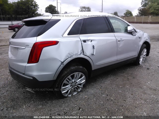 1GYKNFRS5JZ214961 - 2018 CADILLAC XT5 PREMIUM LUXURY SILVER photo 4