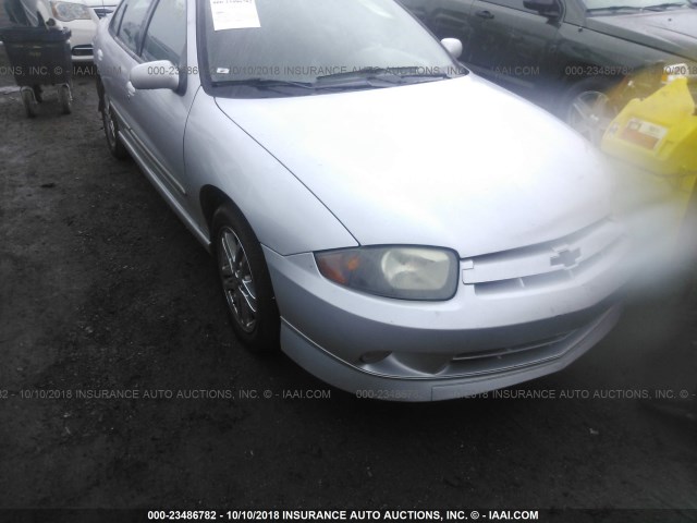 1G1JH52F537185680 - 2003 CHEVROLET CAVALIER LS SPORT SILVER photo 1