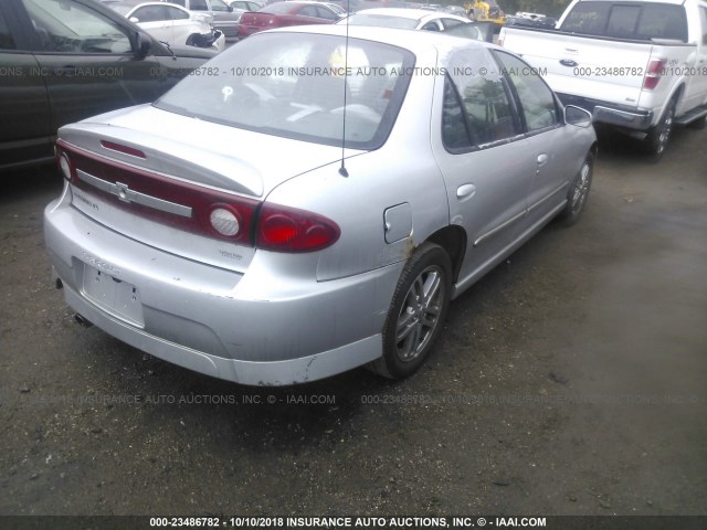 1G1JH52F537185680 - 2003 CHEVROLET CAVALIER LS SPORT SILVER photo 4