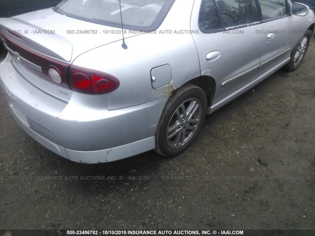 1G1JH52F537185680 - 2003 CHEVROLET CAVALIER LS SPORT SILVER photo 6