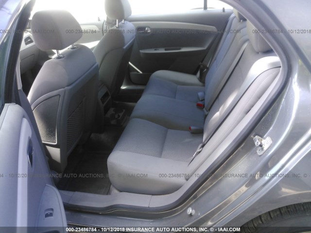 1G1ZG57B684191069 - 2008 CHEVROLET MALIBU LS ნაცრისფერი ფოტო 8