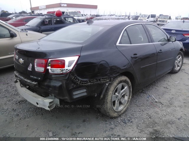 1G11B5SL8EF219904 - 2014 CHEVROLET MALIBU LS 黑色 照片 4