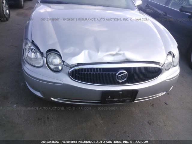 2G4WC582X71118118 - 2007 BUICK LACROSSE CX SILVER photo 6