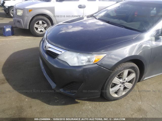 4T1BF1FK6CU167770 - 2012 TOYOTA CAMRY SE/LE/XLE GRAY photo 6