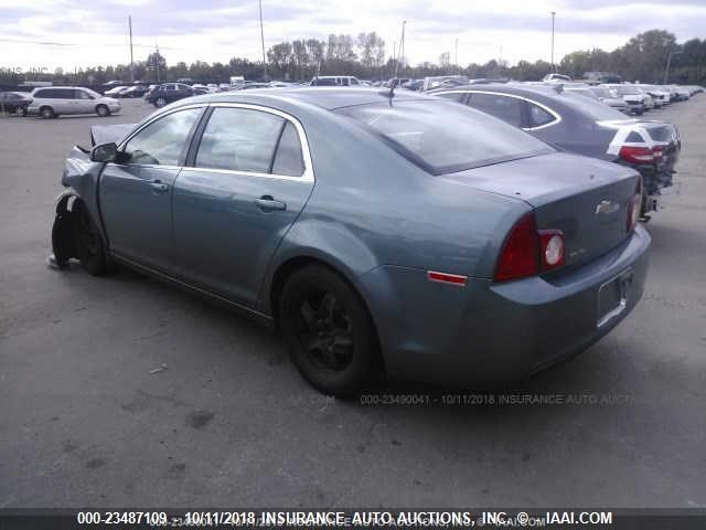 1G1ZG57B69F260333 - 2009 CHEVROLET MALIBU LS Dəniz mavisi foto 3