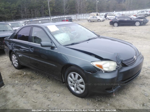 4T1BF32K93U543007 - 2003 TOYOTA CAMRY LE/XLE/SE GREEN photo 1