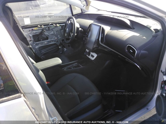 JTDKARFP2H3038287 - 2017 TOYOTA PRIUS PRIME  银色 照片 5