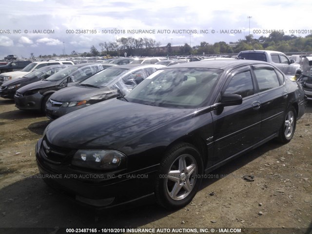 2G1WP551X49290658 - 2004 CHEVROLET IMPALA SS BLACK photo 2